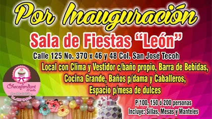 Salón de eventos leon - Mérida - Yucatán - México