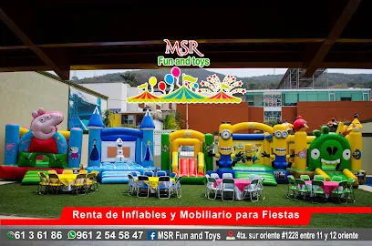 Brincolines e inflables - MSR Fun and Toys - Tuxtla Gutiérrez - Chiapas - México