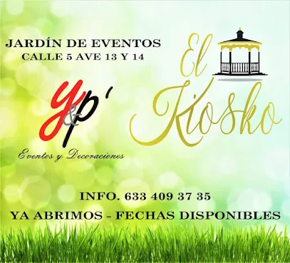 Jardín de eventos "El Kiosko" - Agua Prieta - Sonora - México